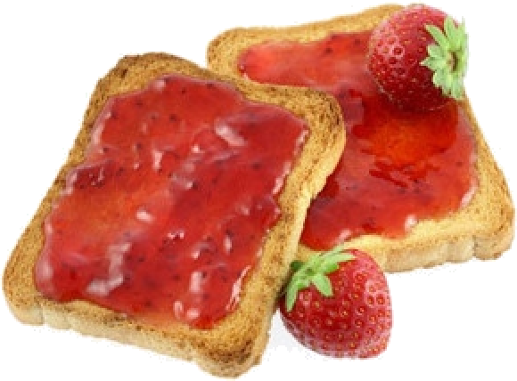 Toast with Jam & Butter