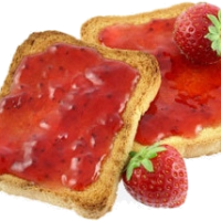 Toast with Jam & Butter